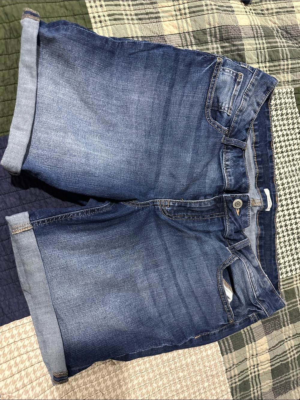 Maurices Washed Blue Boyfriend Denim Shorts